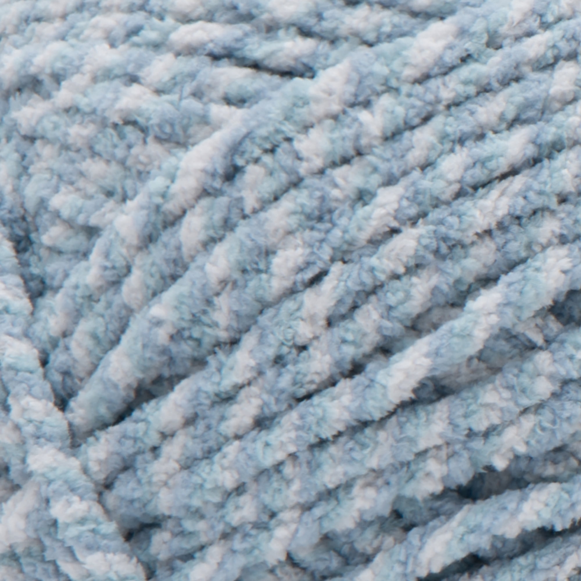 (2 pack) Bernat® Blanket™ #6 Super Bulky Polyester Yarn, Blue Fog Twist 10.5oz/300g, 220 Yards (4 Pack)