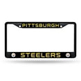thumbnail image 2 of Pittsburgh Steelers Black Metal License Plate Frame, 2 of 3