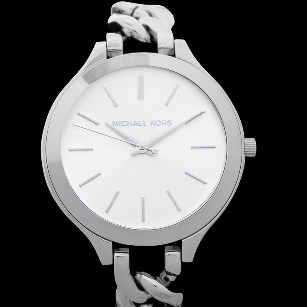 Michael Kors Women's Slim Runway White Dial Watch MK3279