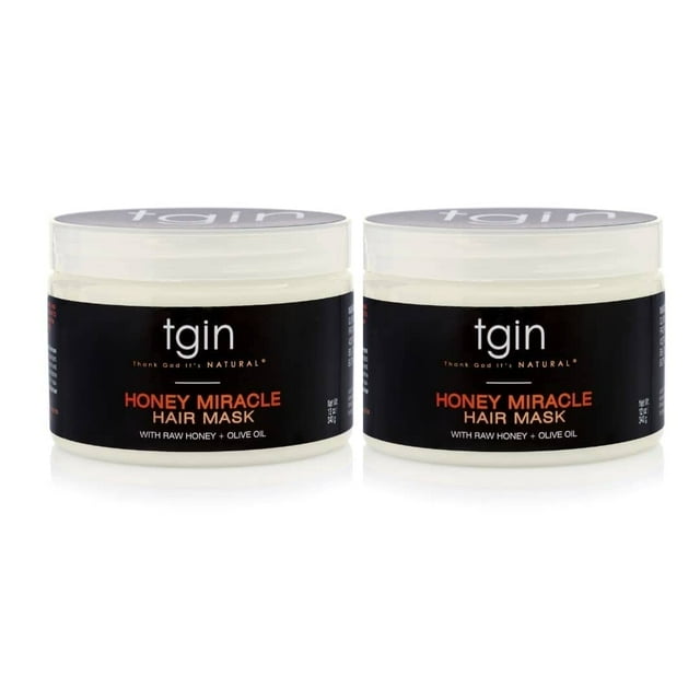 Mascarilla capilar Thank God It's Natural Honey Miracle 360 ml x2
