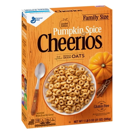 General Mills Pumpkin Spice Cheerios Family Size