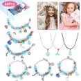 thumbnail image 4 of Blue Charm Bracelet Making Kit TeqHome Jewelry Making Kit Trendy Stuff DIY Crafts with Gift Box for Teen Girls Gifts Birthday 5 6 7 8 9 10 11 12 Years Old, 4 of 12