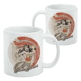 thumbnail image 2 of Wonder Woman Deflecting with Bracelets White Mug, 2 of 5