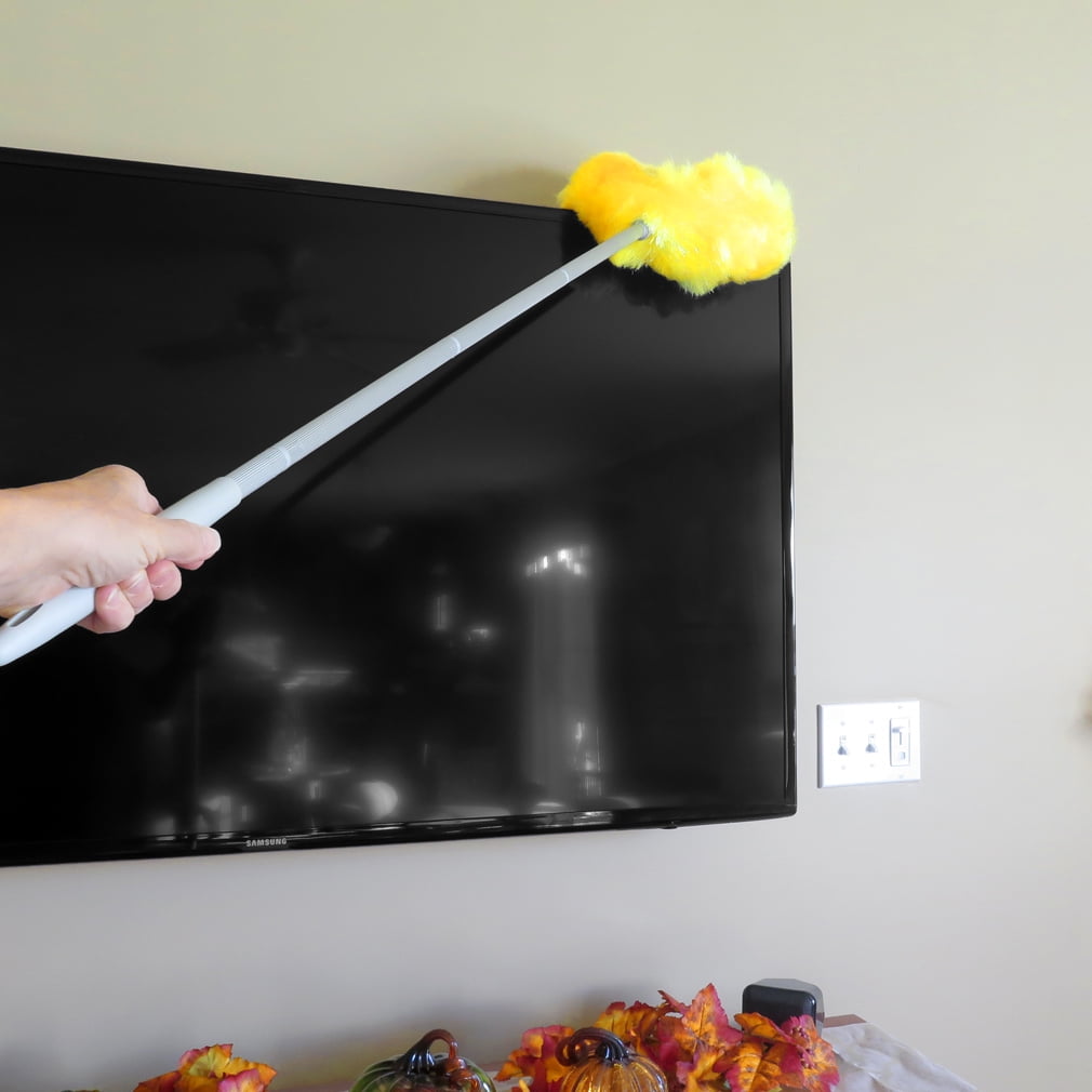 Ceiling Fan Duster Ecloth Dusting Wand Cleans Under Evelots Removable And Washable Microfiber Ceiling Fan Duster Com