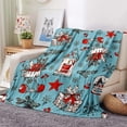 thumbnail image 4 of onlyliua ¡ Ofertas Del Día Liquidación Prime! Manta de Franela Navideña con Elementos Navideños, Manta para La Siesta En El Sofá Del Dormitorio., 4 of 6