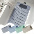 thumbnail image 7 of Bathtub Non-Slip Mat, Shower Floor Grip Pad, Anti-Slip Bath Tub Safety Pad for Elderly, PVC Bathtub Bottom Mat with Suction Cups, 27.56 x 14.17 Inches, 7 of 7