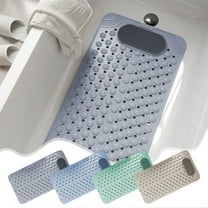 Non-slip Bathtub Mat with Suction Cups, 32x16 Inch Shower Floor Pad for Elderly Safety, Anti-slip Bath Tub Mat with Strong Grip for Sesolution Standing, Non Slip Bath Mat for Shower Tub and