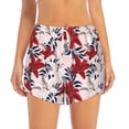 thumbnail image 2 of Goofa Lilies Flowers Printed Women 2 in 1 Running Shorts,Quick Dry Athletic Workout Shorts,High Waisted Athletic Shorts with Liner Pockets-X-Large, 2 of 9