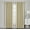 Beige, variant on Luxury Ava Blackout Weave Curtain Panels With Tie Backs Pair (Set Of 2)