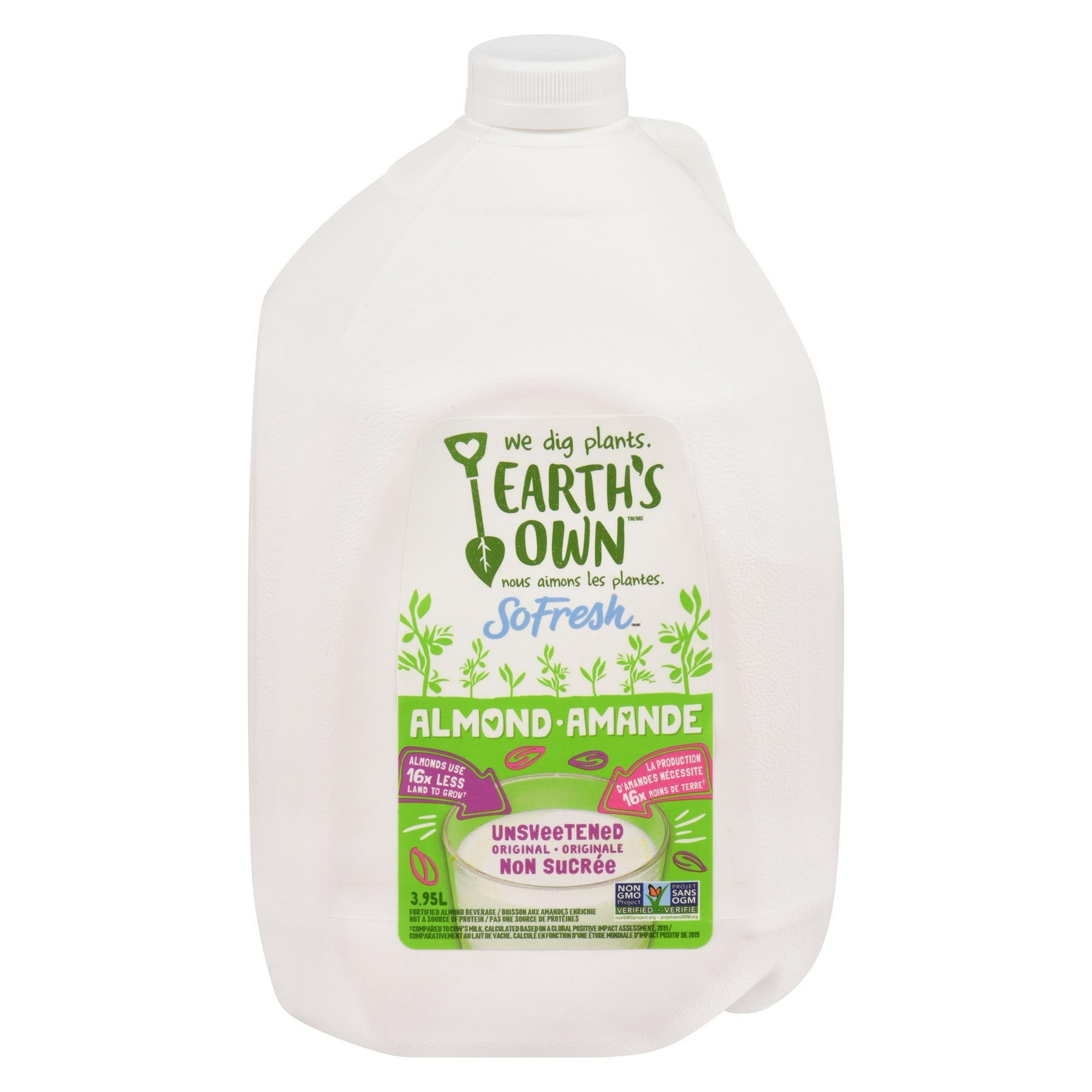 Earth's Own Almond Unsweetened 3.95L
