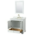 thumbnail image 2 of Wyndham Collection Wcs202036scmunom24 Deborah 36" Free Standing Single Vanity Set - Dark, 2 of 6