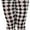 Suspender Tights Checkered - Black/White, variant on ToBeInStyle Women's Jazzy Striped Optical Illusion Tights - Black/White