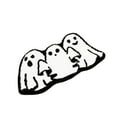 thumbnail image 2 of Halloween Decor, Gothic Rug, Ghost Bath Floor Mat, 39x24" Black Gothic Halloween Non-slip Rugs Fall Thanksgiving Doormat for Indoor Outdoor Entrance Home Bathroom Living Room(A), 2 of 7