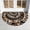 Beige-brown Pebbles, variant on Half Circle Door Mat 24"x36" Non-Slip Washable Welcome Mat, Cute Cat Design Low Profile Front Door Mat Semicircular Entrance Doormat, Dirt Trapper Floor Mat for Indoor Outdoor Entryway Patio