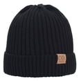 thumbnail image 1 of CSChome Men Winter Hat Winter Men Hat - Knitted Color Matching Elastic Non-Slip Windproof Cozy Thick Plush, 1 of 7