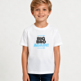 thumbnail image 2 of Boys Graphic T Shirt Big Bro Again Brother Design Short Sleeve Kids Tee Sibling Theme 100% Cotton Soft Child Tops 4-13Y, 2 of 5