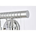 thumbnail image 3 of Elegant Lighting Chorus Line 3 Light Chrome Wall Sconce Clear Royal Cut Crystal, 3 of 7