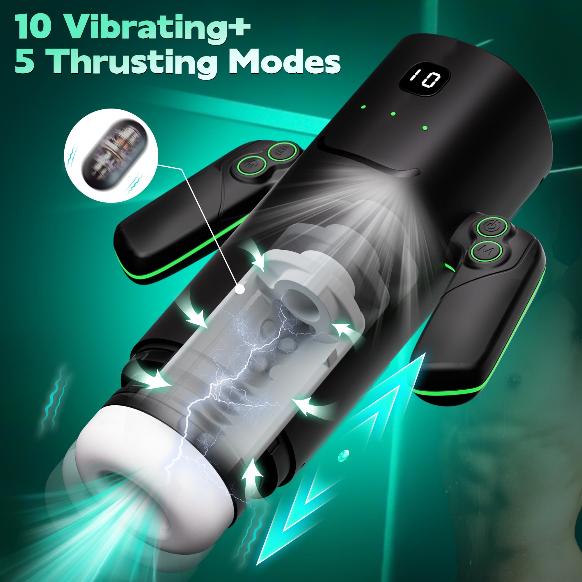 KERERO 3 in 1 Sex Toys for Men Male Masturbator with 5 Suction,Thrusting & 10 Vibration Modes, Male Adult Toys with LED Display,Hands-Free Male Sex Toy, Automatic Male Stoker for Men - Walmart.com KERERO 3 in 1 Sex Toys for Men Male Masturbator with 5 Suction,Thrusting & 10 Vibration Modes, Male Adult Toys with LED Display,Hands-Free Male Sex Toy, Automatic Male Stoker for Men - Walmart.com