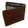 thumbnail image 5 of New Cusco Machu Picchu Peru Souvenir Men's Embossed Leather Bifold Wallet, 5 of 5