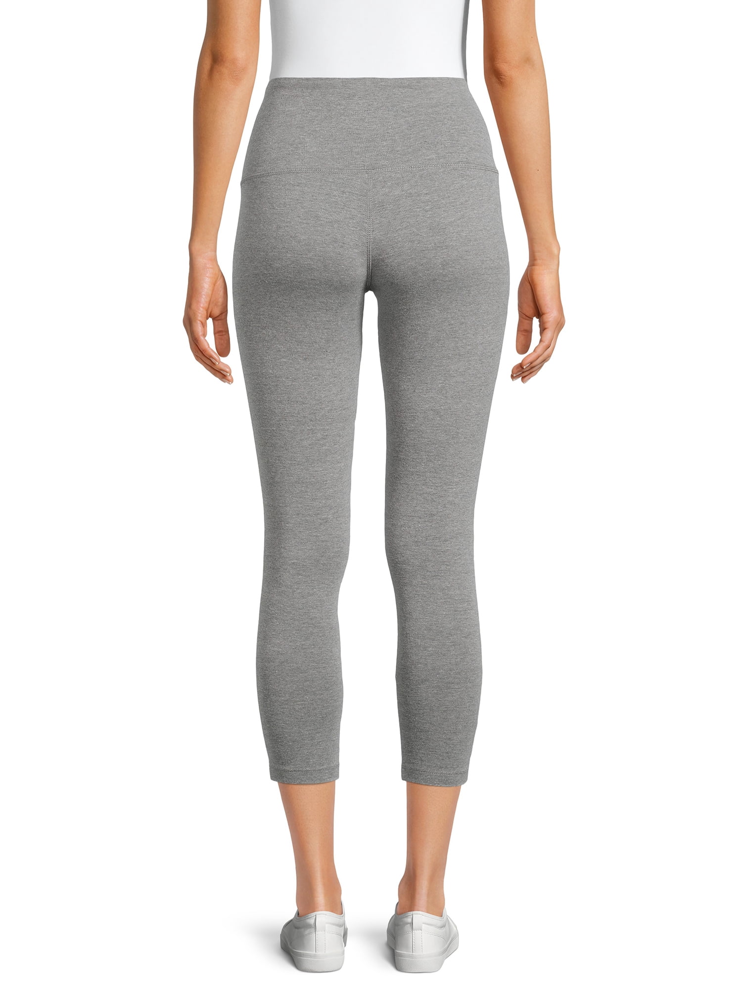 Jockey Essentials Women's Cotton-Blend High Waist Capri Leggings
