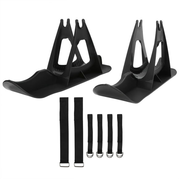 Eddwiin Skis Skiing Board - Enfants Balanced Scooter Skis Stand Parking Rack Snowboard Equipment for Winter Skiing Black