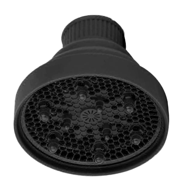 Difr de ondulado pa salón de peluquería con cubierta de soplador plegable universal Negro Zulema Cubierta del difusor del secador de pelo