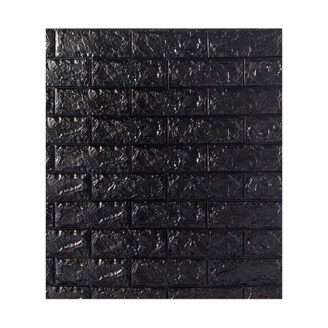 Cateissary Patrones de ladrillos 3D Pegatinas de pared respetuosas con el medio ambiente XPE Calcomanías de pared impermeables para sala de estar Decoración del hogar