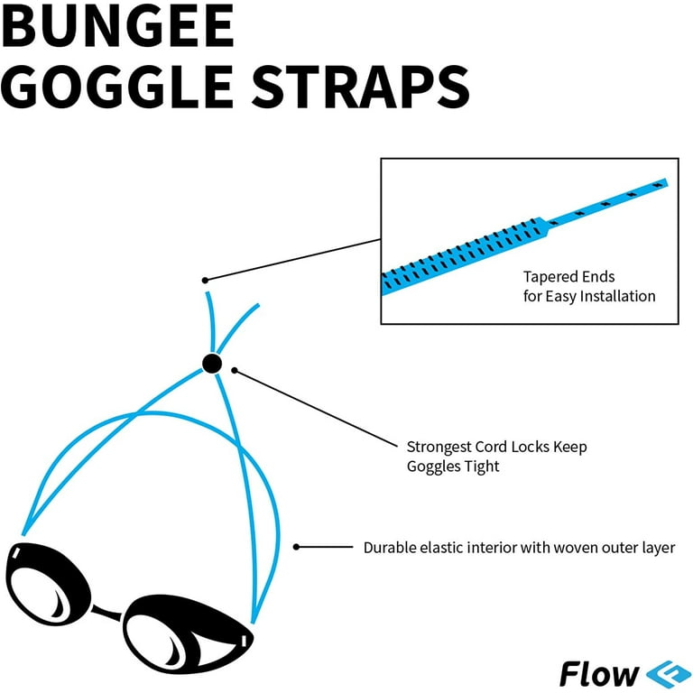 Swim Goggle Bungee Straps