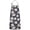 Dark Blue White, variant on Black White Flower Pattern Apron-Garden Aprons for Women with Pockets-Cotton Linen Waterproof Kitchen Cooking Gardening Aprons Adjustable for Kitchen,Cooking,BBQ and Salon 33x27 Inch