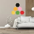thumbnail image 6 of DRAFIDEEP 12PCS Hexagon Felt Wall Stickers Assorted Colors Self-Adhesive Decorative Decals for Classroom and Home Decor, 6 of 7