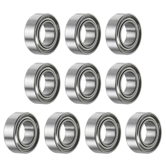 10 Packs MR95ZZ Deep Groove Ball Bearings 5x9x3mm Chrome Steel Miniature Bearing Double Shielded, P6 (ABEC 3)