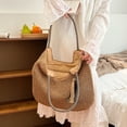 thumbnail image 2 of Bolso de paja de verano para mujer, bolso de mano tejido a mano de gran capacidad, bolso de mano para mujer, bolso de playa para vacaciones, bolso de hombro de ratán, bolso de compras, 2 of 5