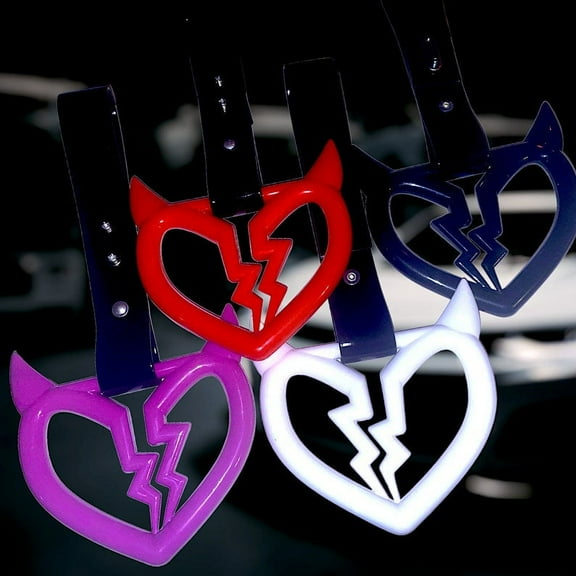 Broken Heart Devil Tsurikawa for Car girls and car guys