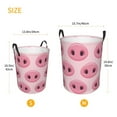 thumbnail image 5 of Kll Pig Nose Waterproof Foldable Laundry Hamper Bucket With Handles For Storage Bin,Kids Room,Home Organizer (Medium), 5 of 8