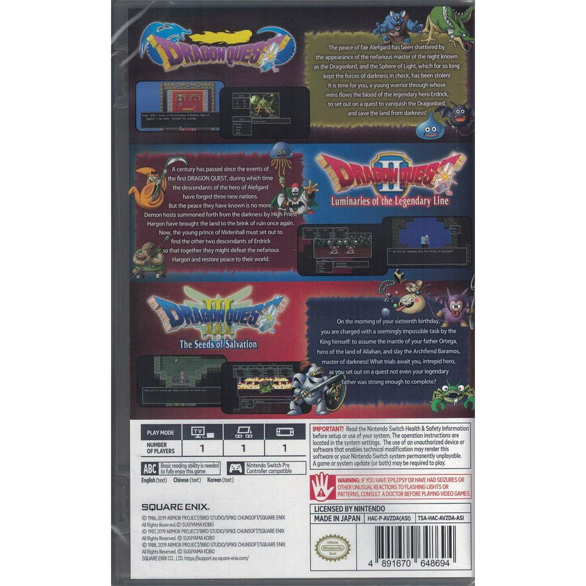 Dragon Quest 1+2+3 Collection [Nintendo Switch] - Walmart.ca