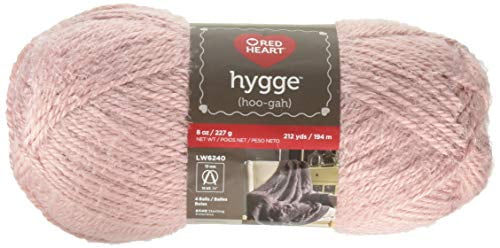 RED HEART E881.8724 Hygge Yarn 8oz Powder