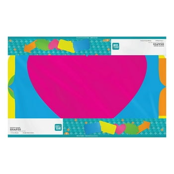 Pen + Gear Neon Assorted  Board Shapes, 14"x22", 5 /Pack