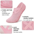 thumbnail image 3 of 3 Pack Pilates Socks Yoga Socks with Grips for Women Non Slip, Workout, Pure Barre, Ballet, Dance, Hospital Socks, 3 of 6