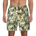 thumbnail image 2 of Goofa Jungle Animals Printed Men's Swim Trunks Board Shorts Quick Dry Mens Swimming Trunks with Compression Liner,Breathable Fit Hawaii Beach Shorts-Small, 2 of 9