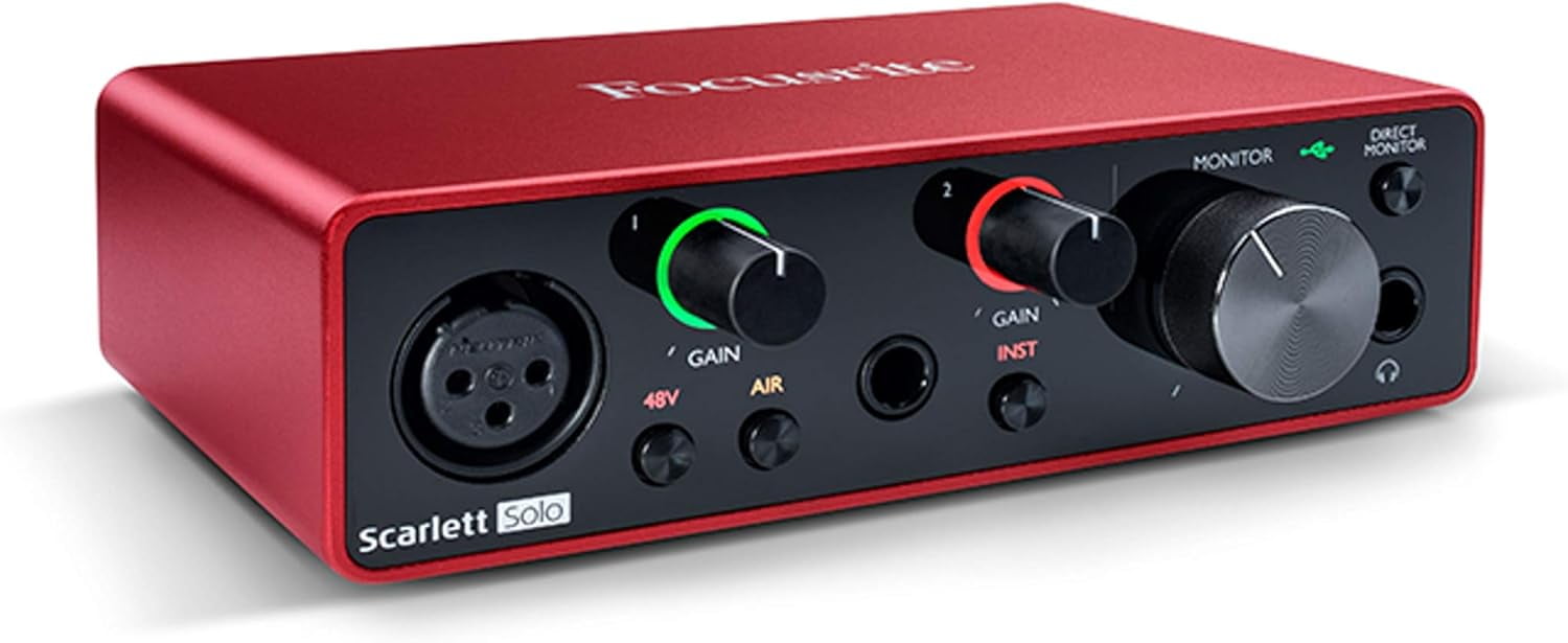 Focusrite Scarlett Solo 3rd Generation Audio Interface - Walmart.com