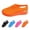 Orange, variant on Women's Knit Slip-On Mule Clogs, Casual Platform Orthopedic Sneakers with Arch Support, Comfortable Breathable Shoes for All-Day Wear