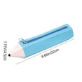 thumbnail image 2 of Lunxisen 1 Pcs Pencil Shaped Silicone Pencil Case Zipper Stationery Pouch Novelty Cute Storage Organizer Holder For Desk Office Travel, 2 of 9