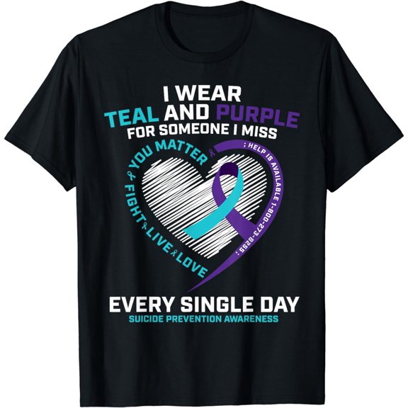 In Loving Memory Shirts Tshirt Suicide Prevention Awareness T-Shirt
