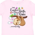 thumbnail image 4 of Inktastic Easter Sloth with Bunny Ears- Funny Boys or Girls Toddler T-Shirt, 4 of 5