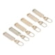 thumbnail image 4 of Tirador De Cremallera, Cabezal De Cremallera De Metal De Acero Inoxidable Desmontable Multiusos Para Equipaje, 4 of 8