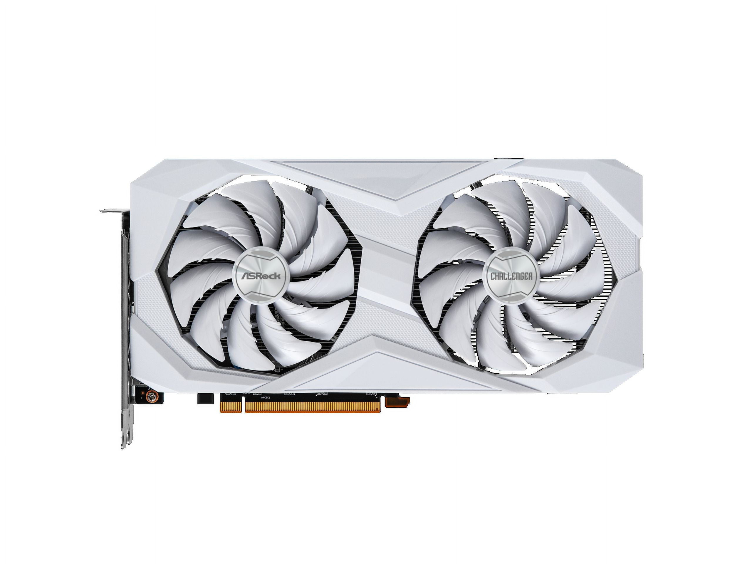ASRock Radeon RX 6600 Challenger White 8GB GDDR6 PCI Express 4.0 Graphics Card RX6600 CLW 8G