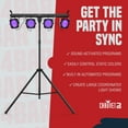 thumbnail image 5 of CHAUVET 4 BAR 4BAR DMX LED Stage Wash Light System w/ Case, Foot Switch & Tripod, 5 of 11