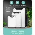 thumbnail image 3 of 𝐁𝐏𝐀-𝐅𝐫𝐞𝐞 Cutting Boards for Kitchen - Plastic Cutting Board Set of 3, Dishwasher Safe Cutting Boards with Juice Grooves, Thick Chopping Boards for Meat, Veggies, Fruits, Non-Slip (Black), 3 of 10