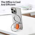 thumbnail image 6 of Smart Phone Ring Holder Magnetic Phone Mount Rotatable Foldable Cell Phone Holder Wireless Charging Friendly, 6 of 8