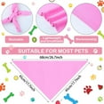 thumbnail image 2 of NOGIS 12 Pcs Plain Dog Bandanas for Dogs Puppy Blank Dog Bandanas Adjustable Triangle Solid Color Dog Bandanas Red Dog Bandana Heat Transfer Washable Dog Handkerchief (Random Color), 2 of 7